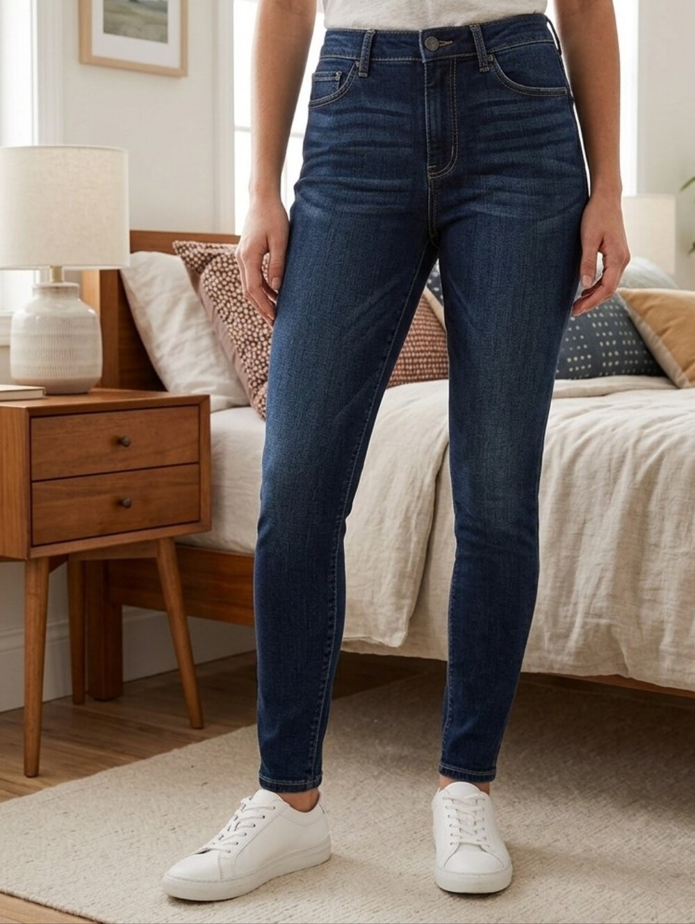 Jessica Simpson Dark Wash High Rise‎ Skinny Jeans